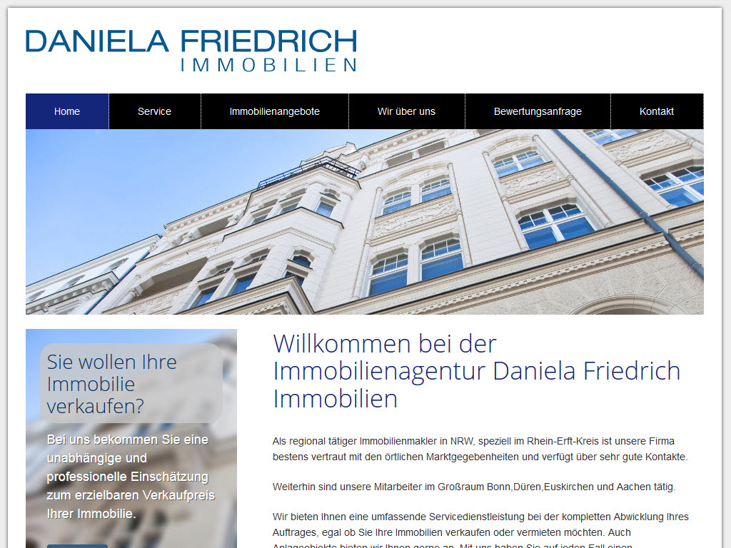 Daniela Friedrich Immobilien, Rhein Erft Kreis
